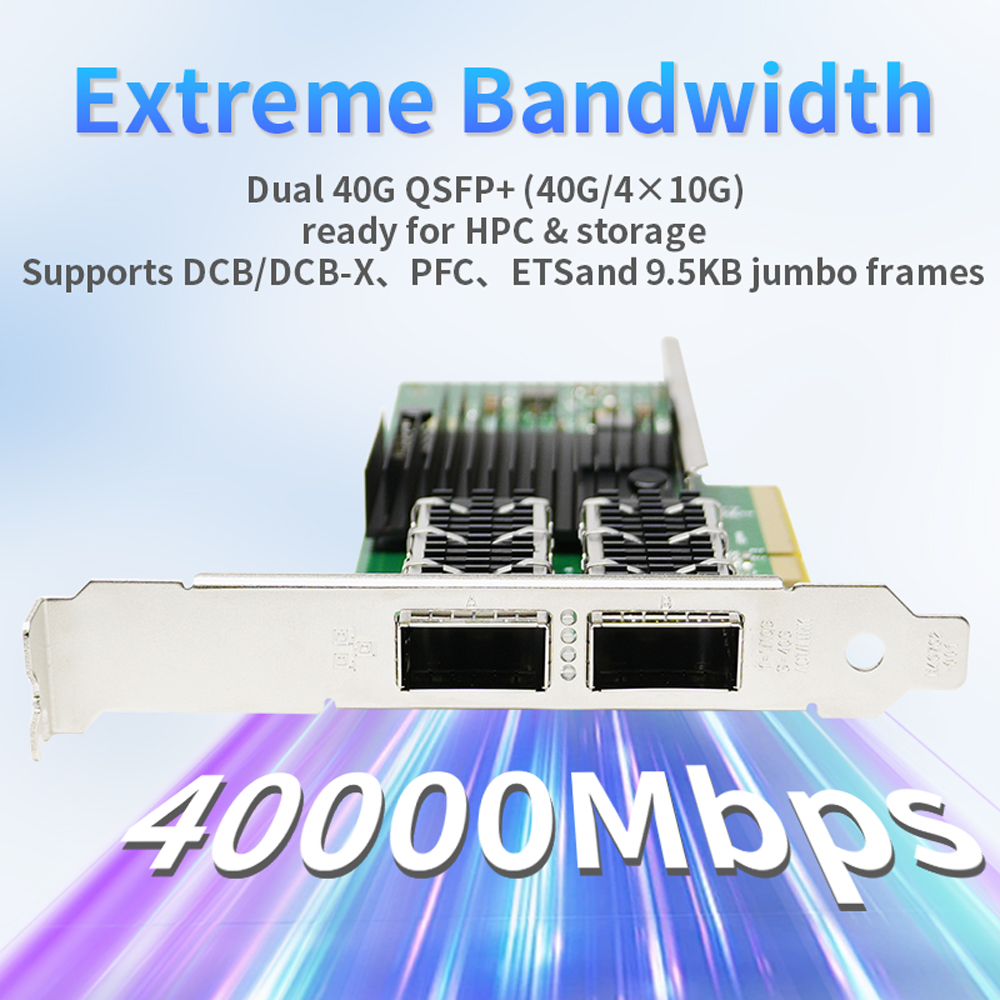 X710-QDA2 デュアルポート 40GbE QSFP+  - Dual Port 40Gbe Pcie Nic のレビューと価格